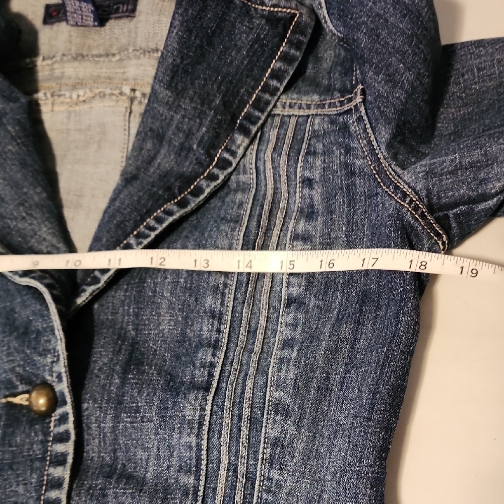 Baccini Women's Size Med Denim Jacket - Picture 6 of 6